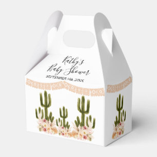 Boho Cactus Taco Bove Love Baby Shower フェイバーボックス