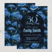 Boho Carnation Themed Surprise Birthday 招待状 (正面/裏面)