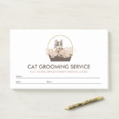 Boho Cat Groomer ポストイット (デスク)