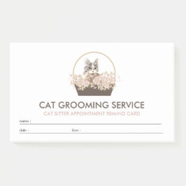 Boho Cat Groomer ポストイット