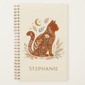 Boho Cat Planner – Celestial Feline Gift プランナー手帳 (正面)