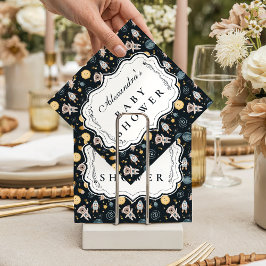 Boho Celestial Animal Baby Shower スタンダードカクテルナプキン