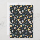 Boho Celestial Animal Baby Shower 招待状 (裏面)