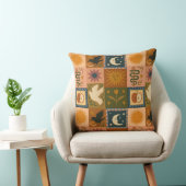 Boho Celestial | Retro Sun & Moon クッション (椅子)