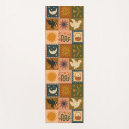 Boho Celestial | Retro Sun & Moon ヨガマット