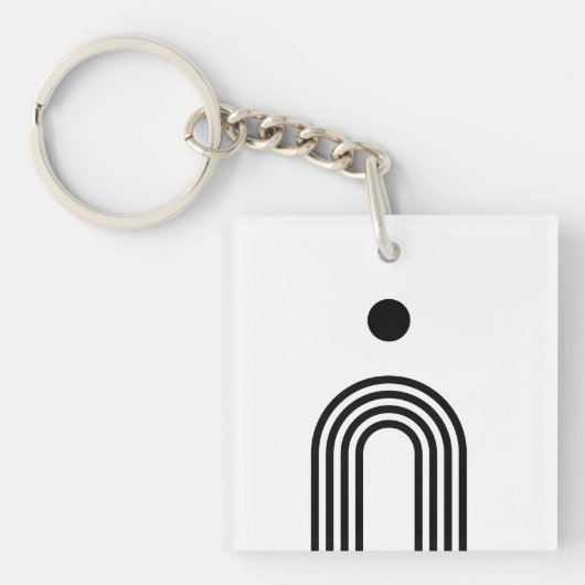 Boho Celestial Sun キーホルダー (正面)