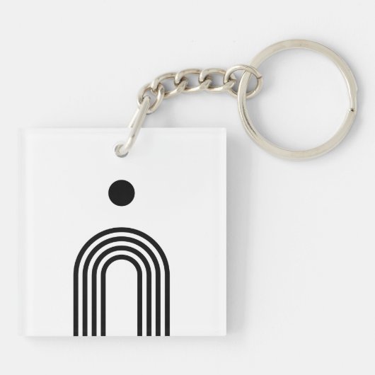 Boho Celestial Sun キーホルダー (裏面)