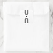 Boho celestial Sun スクエアシール (バッグ)