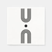 Boho celestial Sun スタンダードカクテルナプキン (正面)