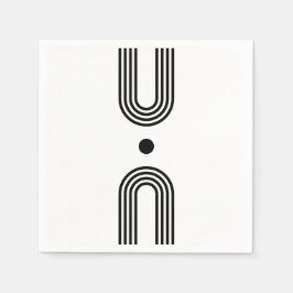 Boho celestial Sun スタンダードカクテルナプキン