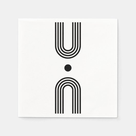 Boho celestial Sun スタンダードカクテルナプキン (正面)