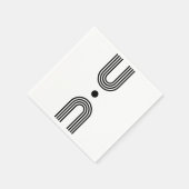 Boho celestial Sun スタンダードカクテルナプキン (角)