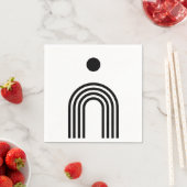 Boho Celestial Sun スタンダードカクテルナプキン (インサイチュ)