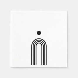 Boho Celestial Sun スタンダードカクテルナプキン