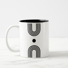 Boho celestial Sun ツートーンマグカップ