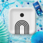 Boho Celestial Sun ペーパープレート (パーティー)