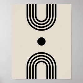 Boho celestial Sun ポスター