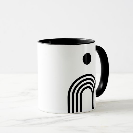 Boho Celestial Sun マグカップ (正面右)