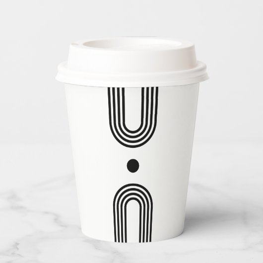 Boho celestial Sun 紙コップ (裏面)