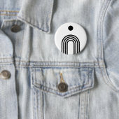 Boho Celestial Sun 缶バッジ (インサイチュ)