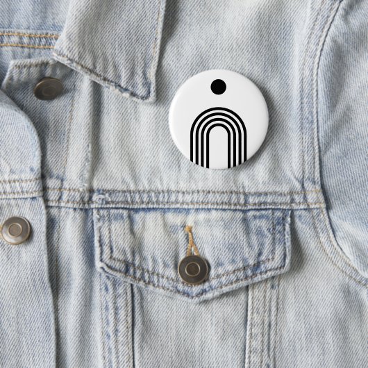 Boho Celestial Sun 缶バッジ (インサイチュ)