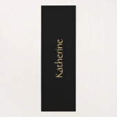 Boho Celestial Sun Moon Wildflower Garden ヨガマット (裏面)