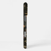 Boho Celestial Sun Moon Wildflower Garden iPhoneケース (右側面)