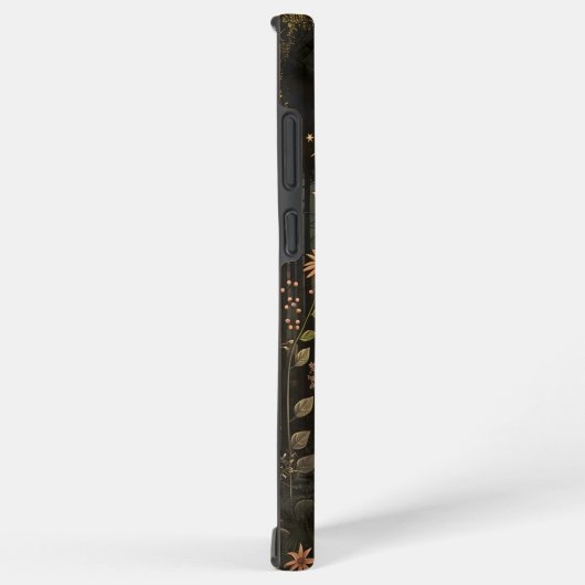 Boho Celestial Sun Moon Wildflower Garden Samsung Galaxyケース (右側面)