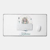 Boho Celestial Witchy Name デスクマット (キーボード&マウス)