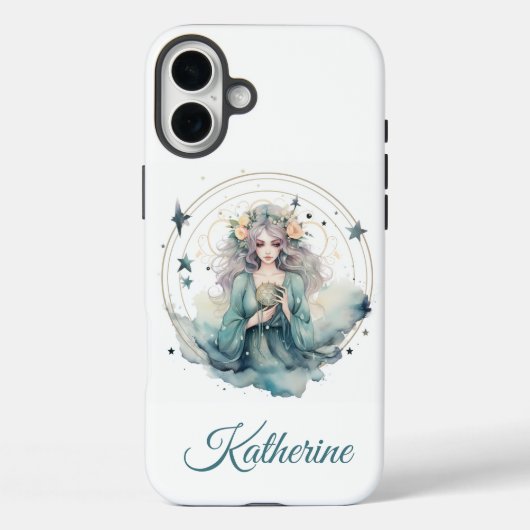 Boho Celestial Witchy Name Case-Mate iPhoneケース (裏面)