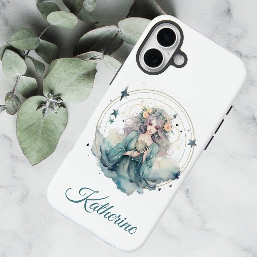 Boho Celestial Witchy Name Case-Mate iPhoneケース