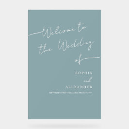 Boho Chicのア結婚クリル看板へようこそ。 アクリルサイン