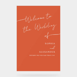 Boho Chicのア結婚クリル看板へようこそ。 アクリルサイン