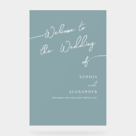 Boho Chicのア結婚クリル看板へようこそ。 アクリルサイン