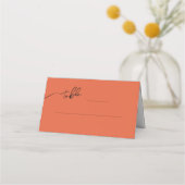 Boho-chicのプレイス結婚&エスコートカード プレイスカード (正面)