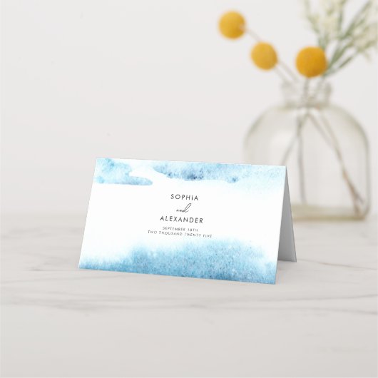 Boho-chicのプレイス結婚&エスコートカード プレイスカード (裏面)