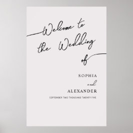 Boho Chicのポスタ結婚ーサインへようこそ。 ポスター