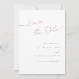 Boho Chicの日付フラットカードを保存結婚する。 セーブザデート