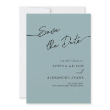 Boho Chicの日付フラットカードを保存結婚する。