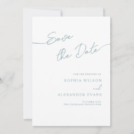 Boho Chicの日付フラットカードを保存結婚する。 セーブザデート