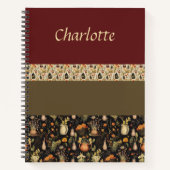 Boho-Chicスパイラルブレットジャーナル ノートブック (正面)