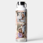 Boho Chicフローラ写真 ウォーターボトル (正面)