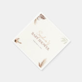 Boho Chic – ベビーシャワー – 紙ナプキン スタンダードカクテルナプキン (角)