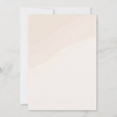 Boho Chic Baby Stroller Neutral Baby Shower サンキューカード (裏面)