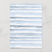 Boho Chic Beach Destination Wedding Details エンクロージャーカード (裏面)