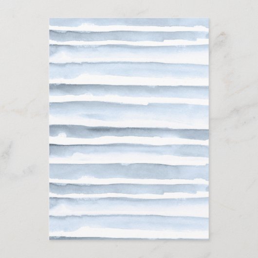 Boho Chic Beach Destination Wedding Details エンクロージャーカード (裏面)