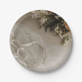 Boho Chic Bridal Hair Accessory Wedding Paper Plat ペーパープレート