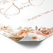 Boho Chic Floral Babies are Sweet  ポスター (角)