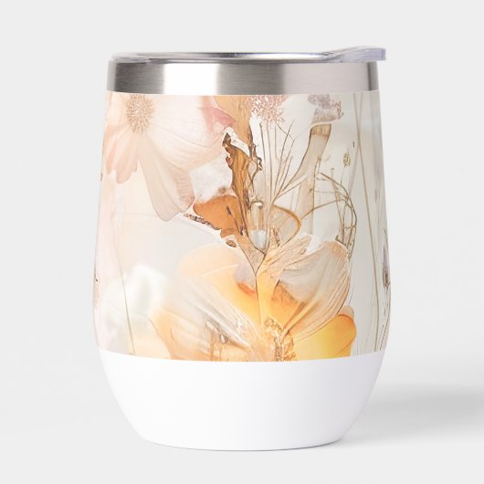 Boho Chic Floral Watercolor (左面)