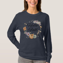 Boho Chic Hello Fall Botanical Shirt